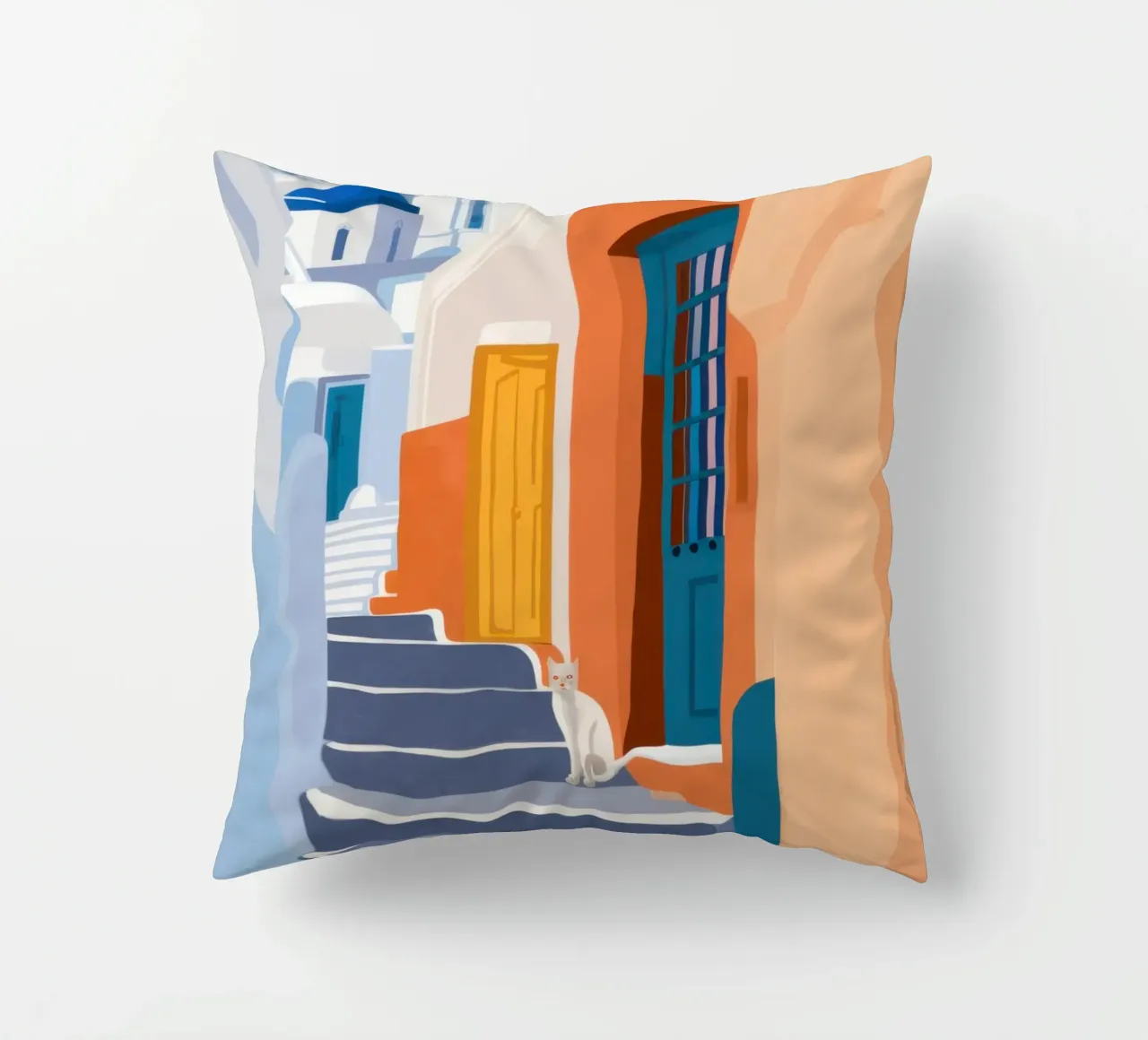 Scala verso l'azzurro cuscino da Prism Ritual