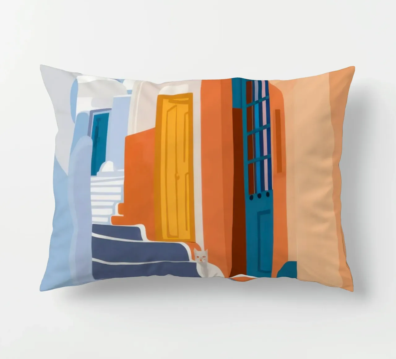 Scala verso l'azzurro cuscino da Prism Ritual