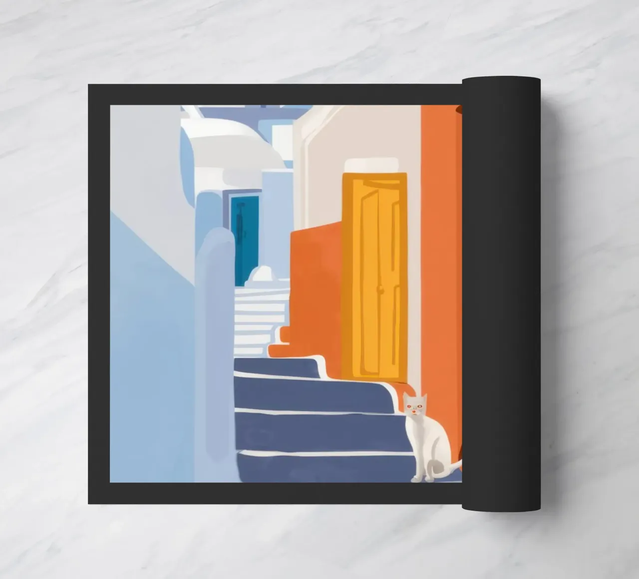 Scala verso l'azzurro zerbino da Prism Ritual