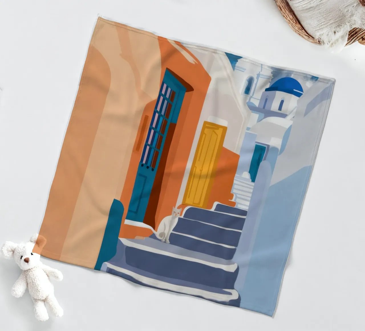 Scala verso l'azzurro coperta in pile da Prism Ritual