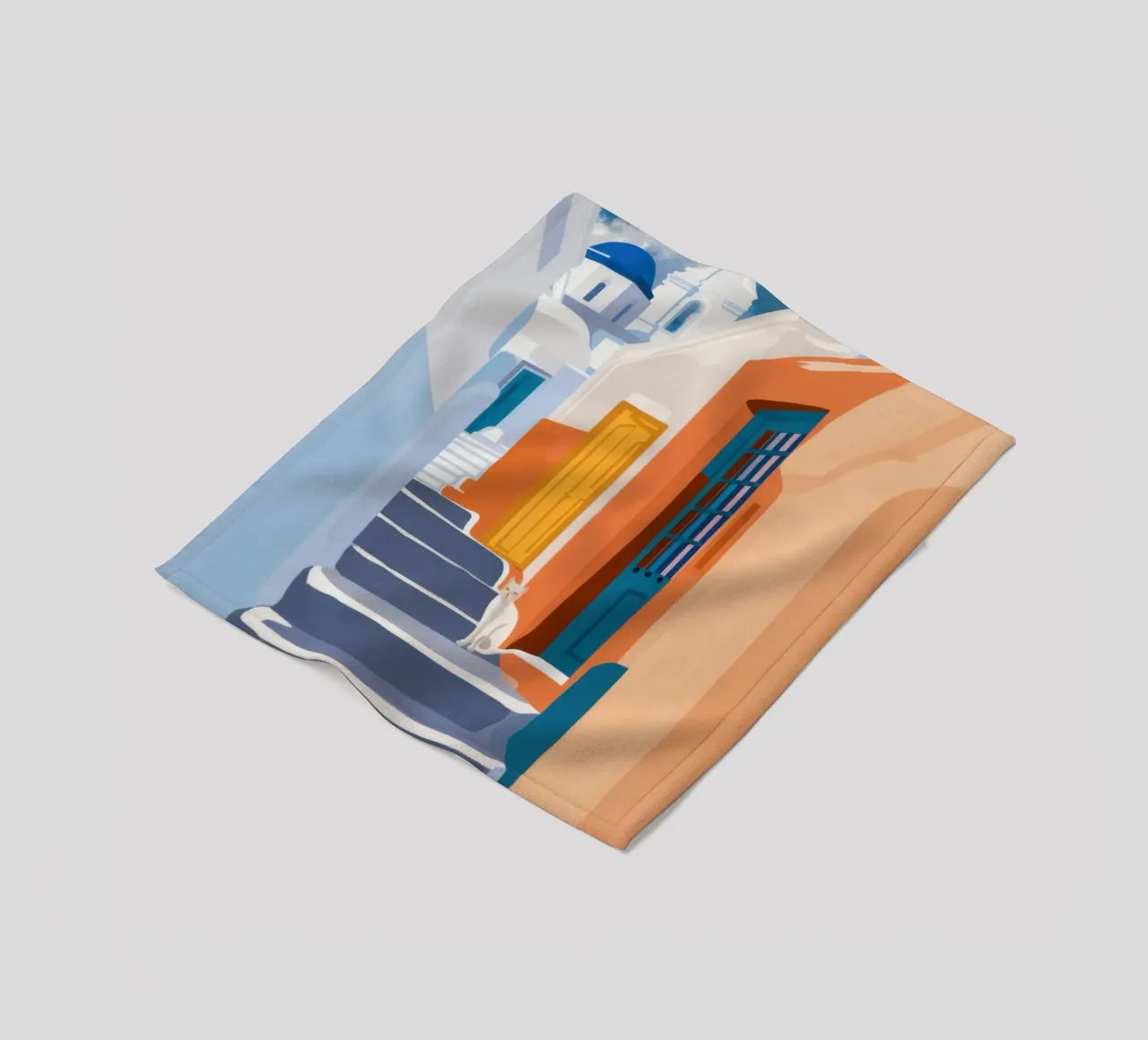 Scala verso l'azzurro coperta in pile da Prism Ritual