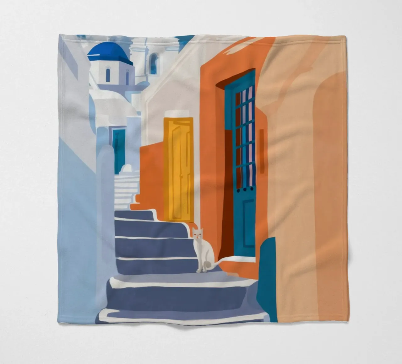 Scala verso l'azzurro coperta in pile da Prism Ritual