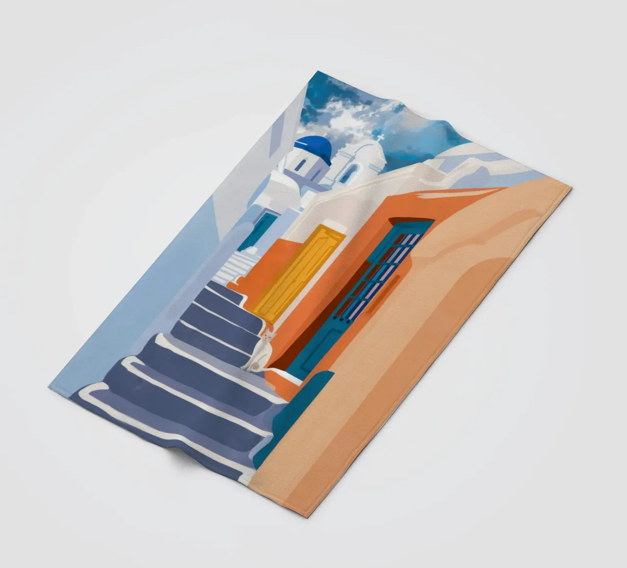 Scala verso l'azzurro coperta in pile da Prism Ritual