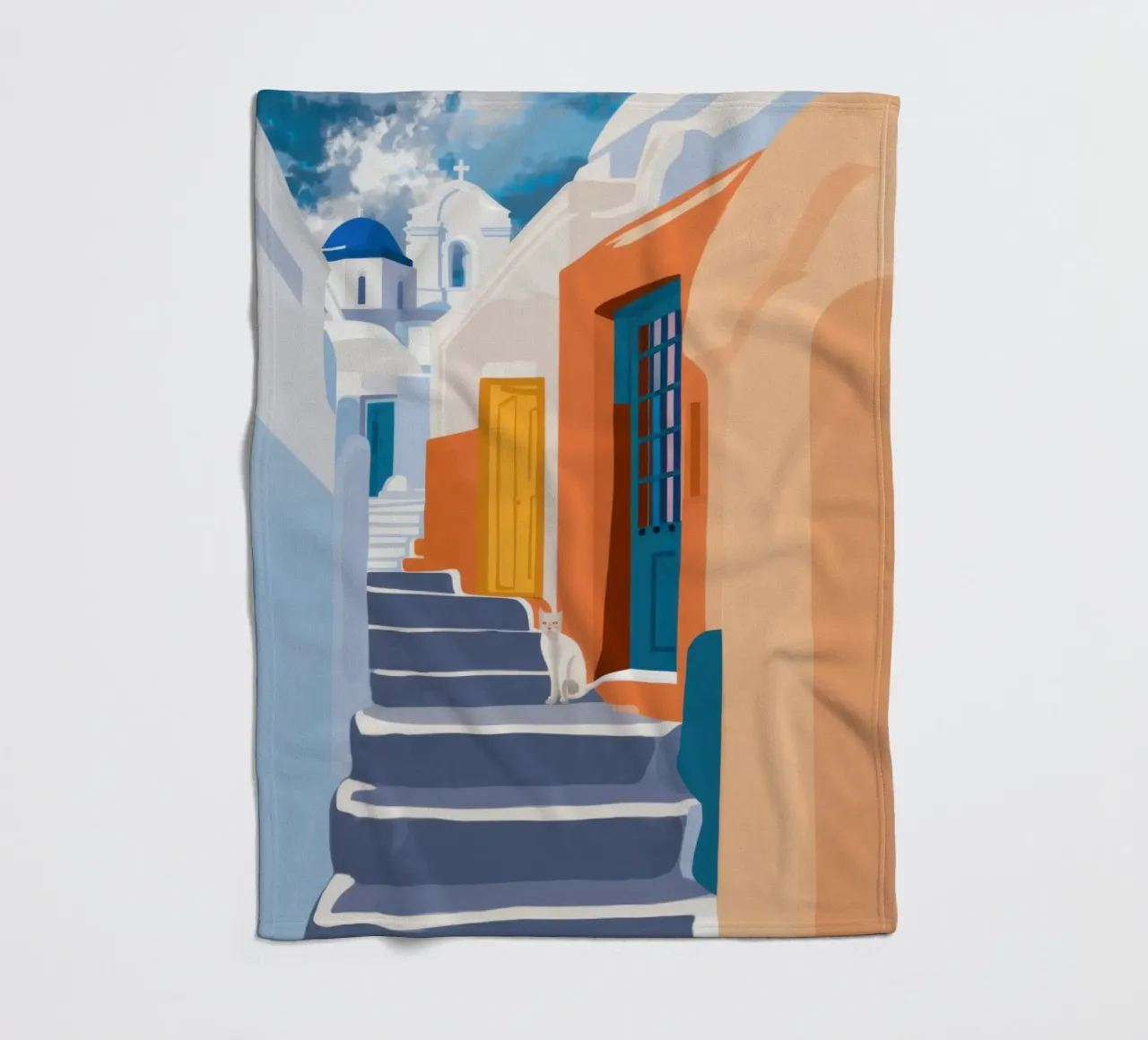 Scala verso l'azzurro coperta in pile da Prism Ritual