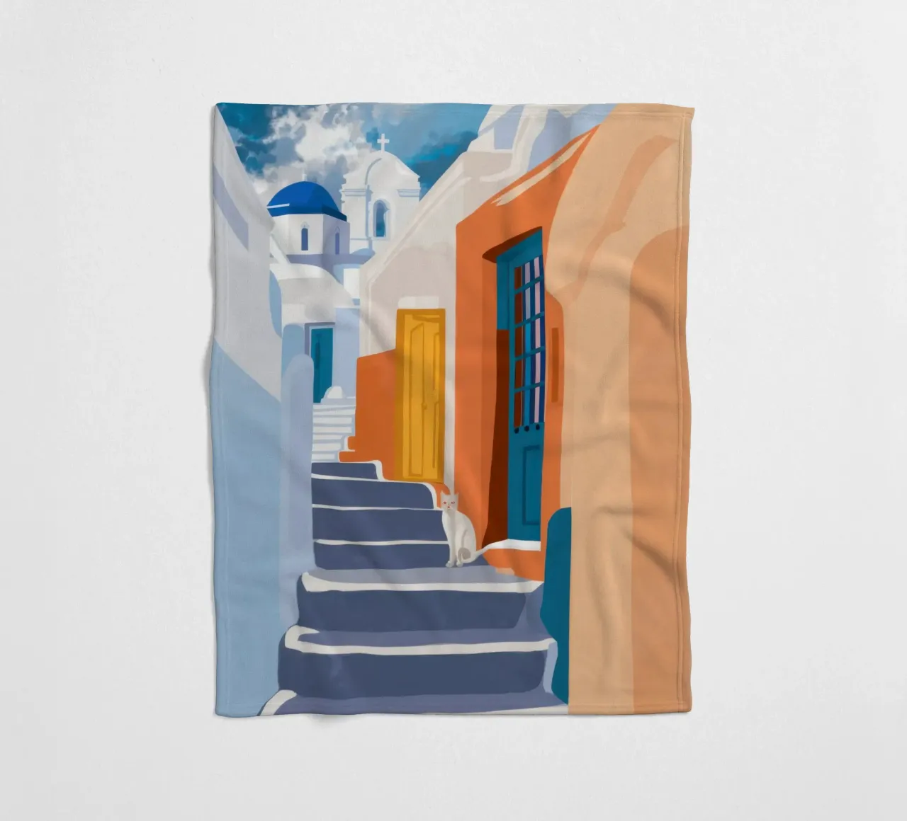 Scala verso l'azzurro coperta in pile da Prism Ritual