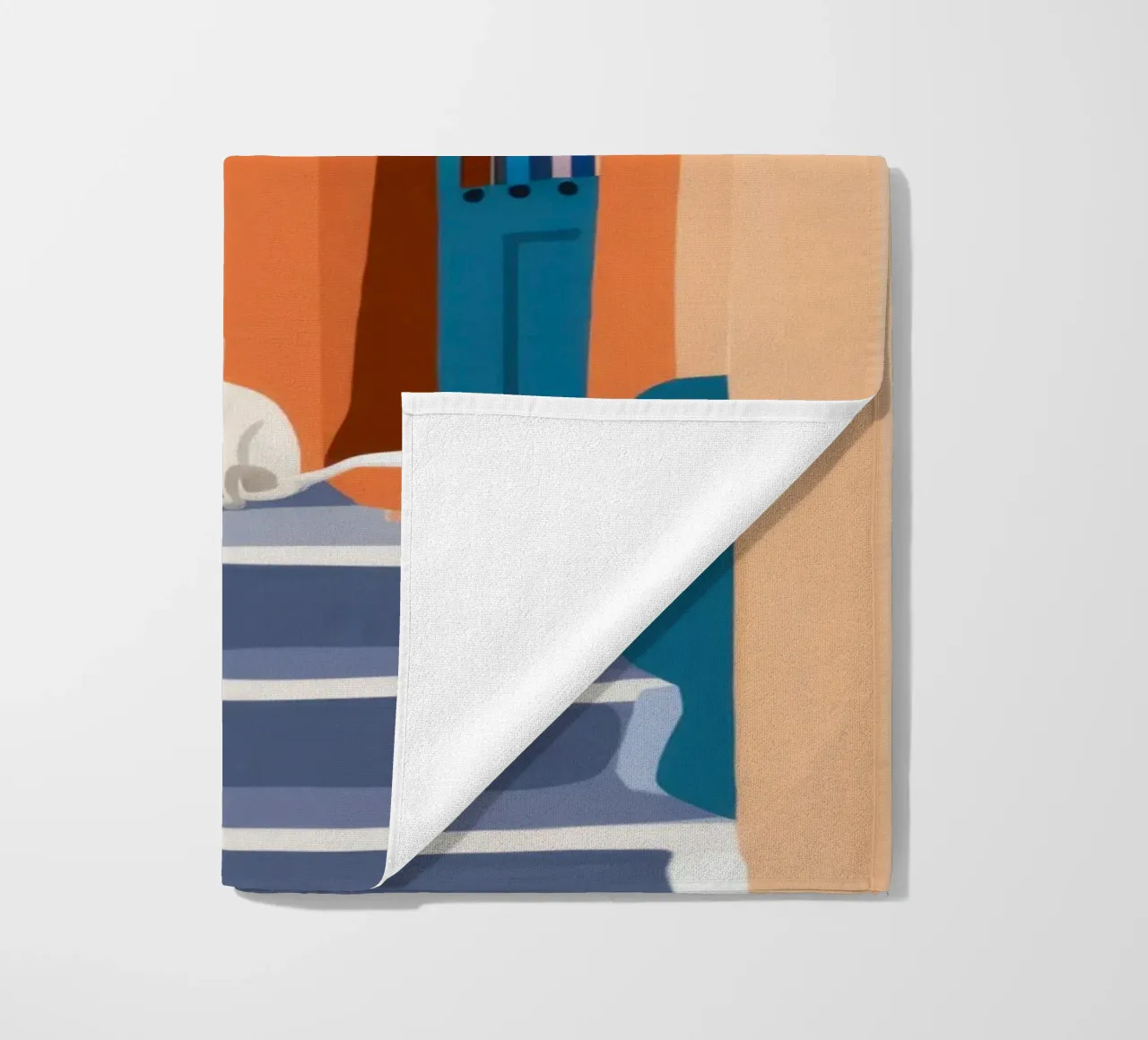 Scala verso l'azzurro telo mare da Prism Ritual