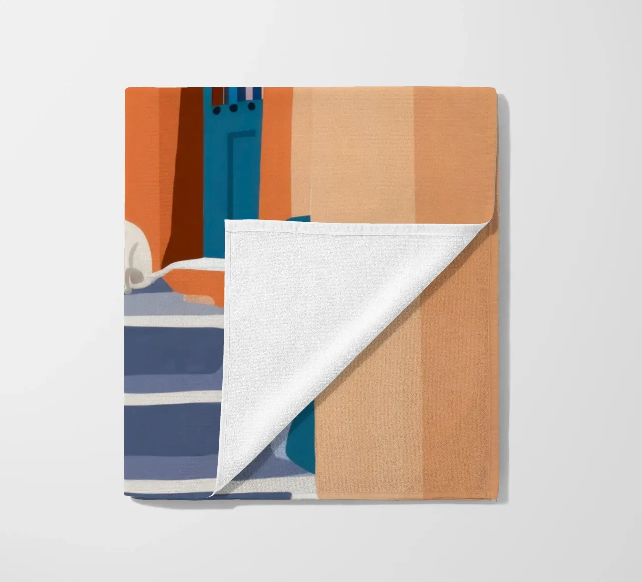 Scala verso l'azzurro telo mare da Prism Ritual