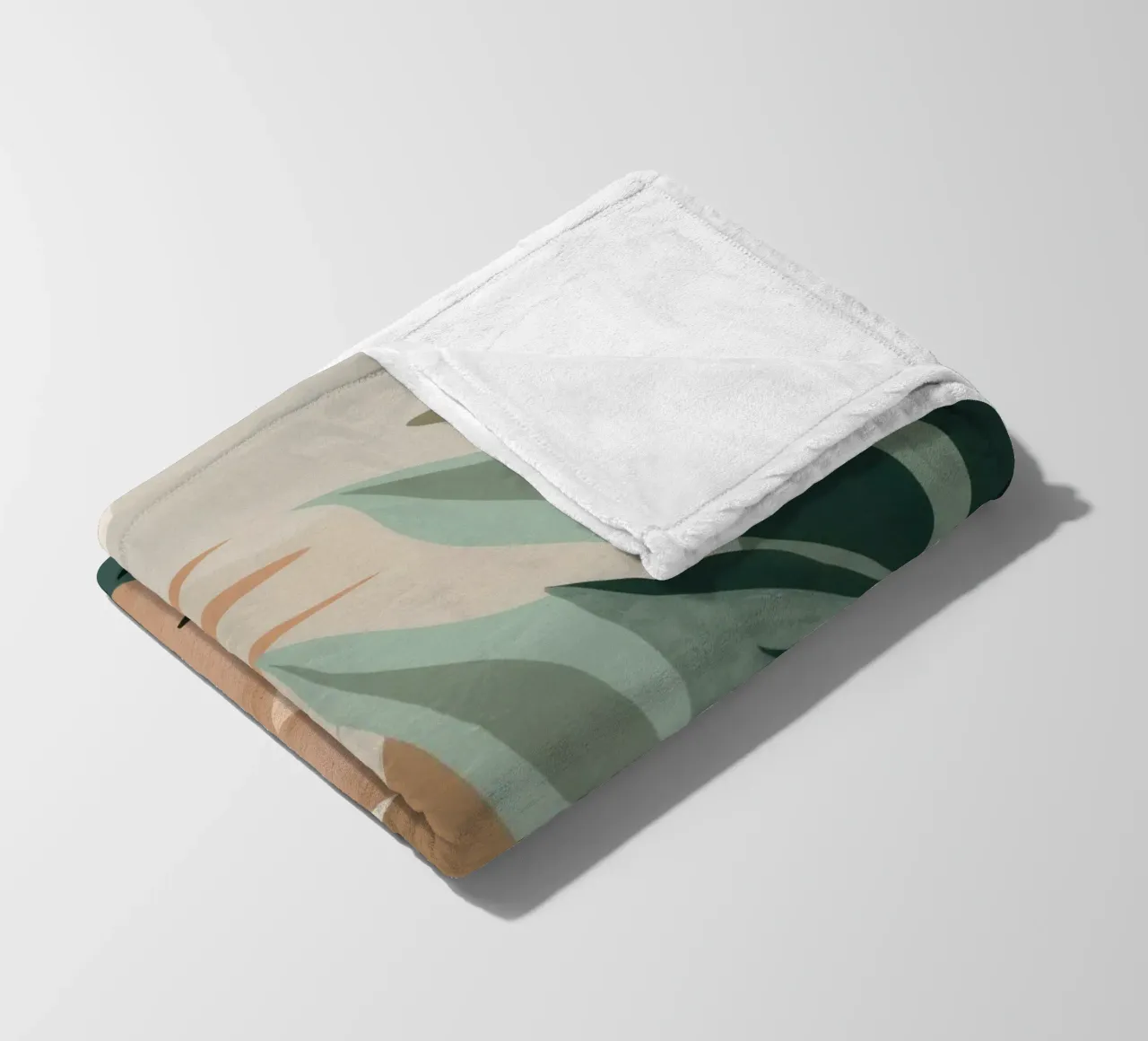 Elegante sussurro verdeggiante coperta in pile da Bring Haven