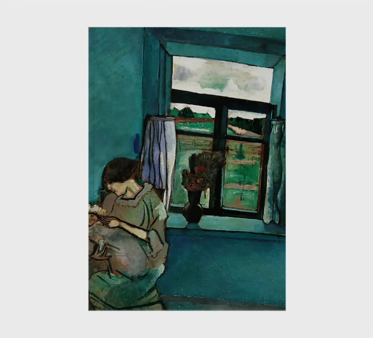 Bella and Ida by the Window notebook by MC Exhebition