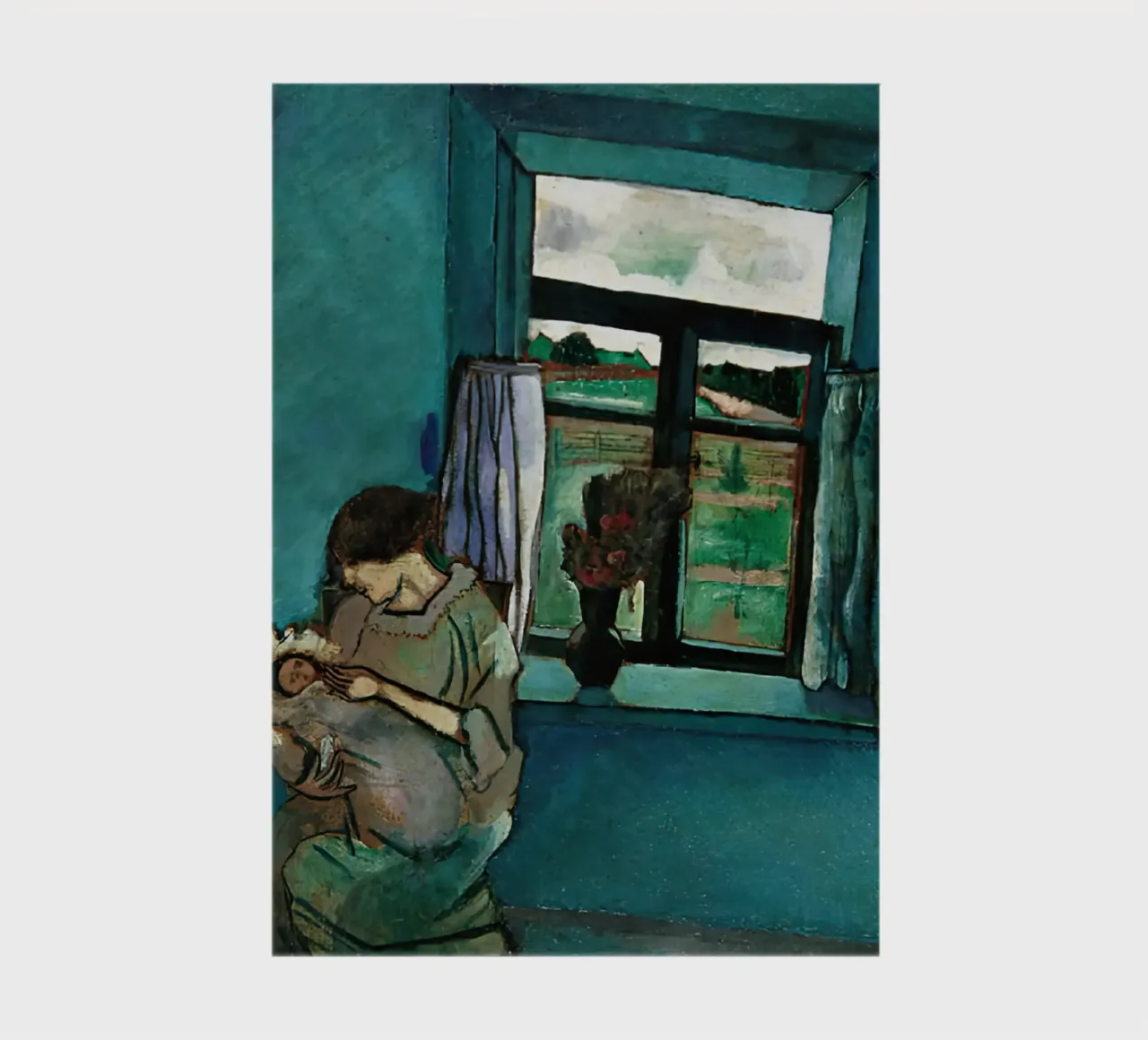 Bella and Ida by the Window notebook by MC Exhebition