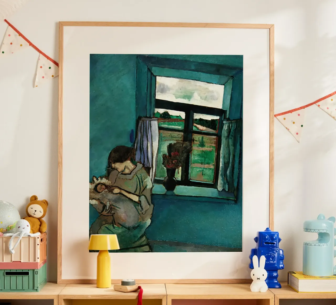 Bella and Ida by the Window poster by MC Exhebition