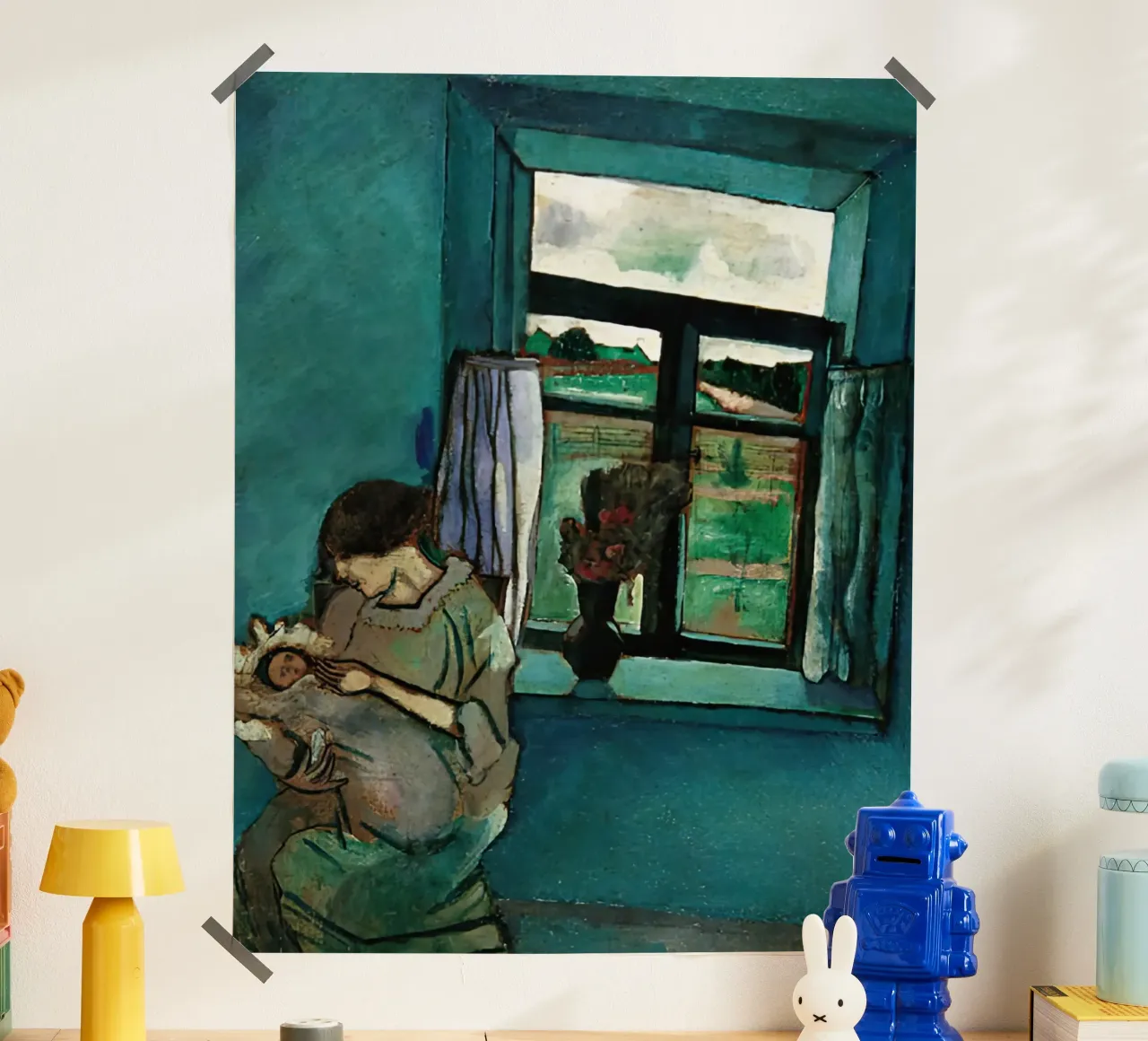 Bella and Ida by the Window poster by MC Exhebition