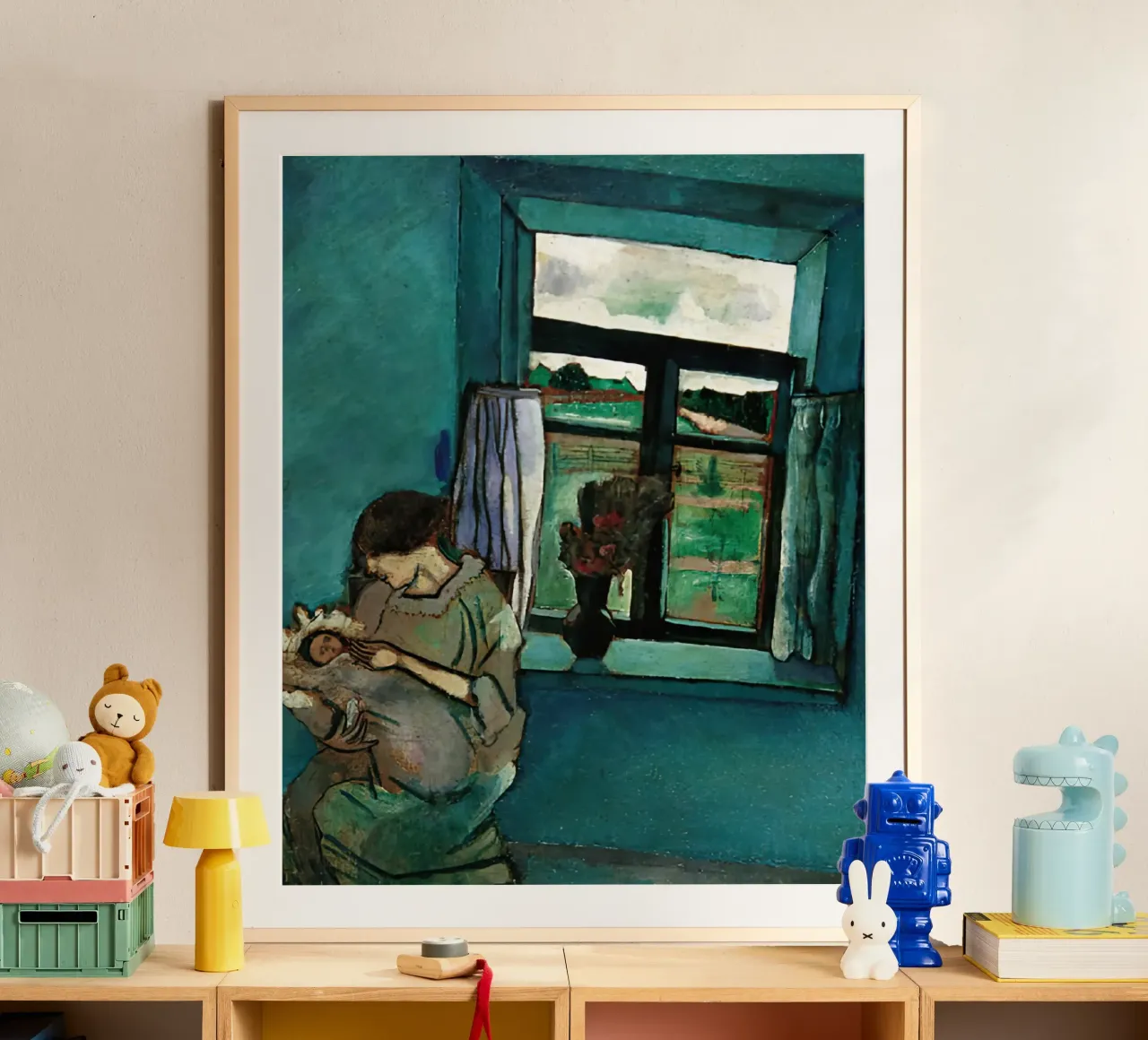 Bella and Ida by the Window poster by MC Exhebition