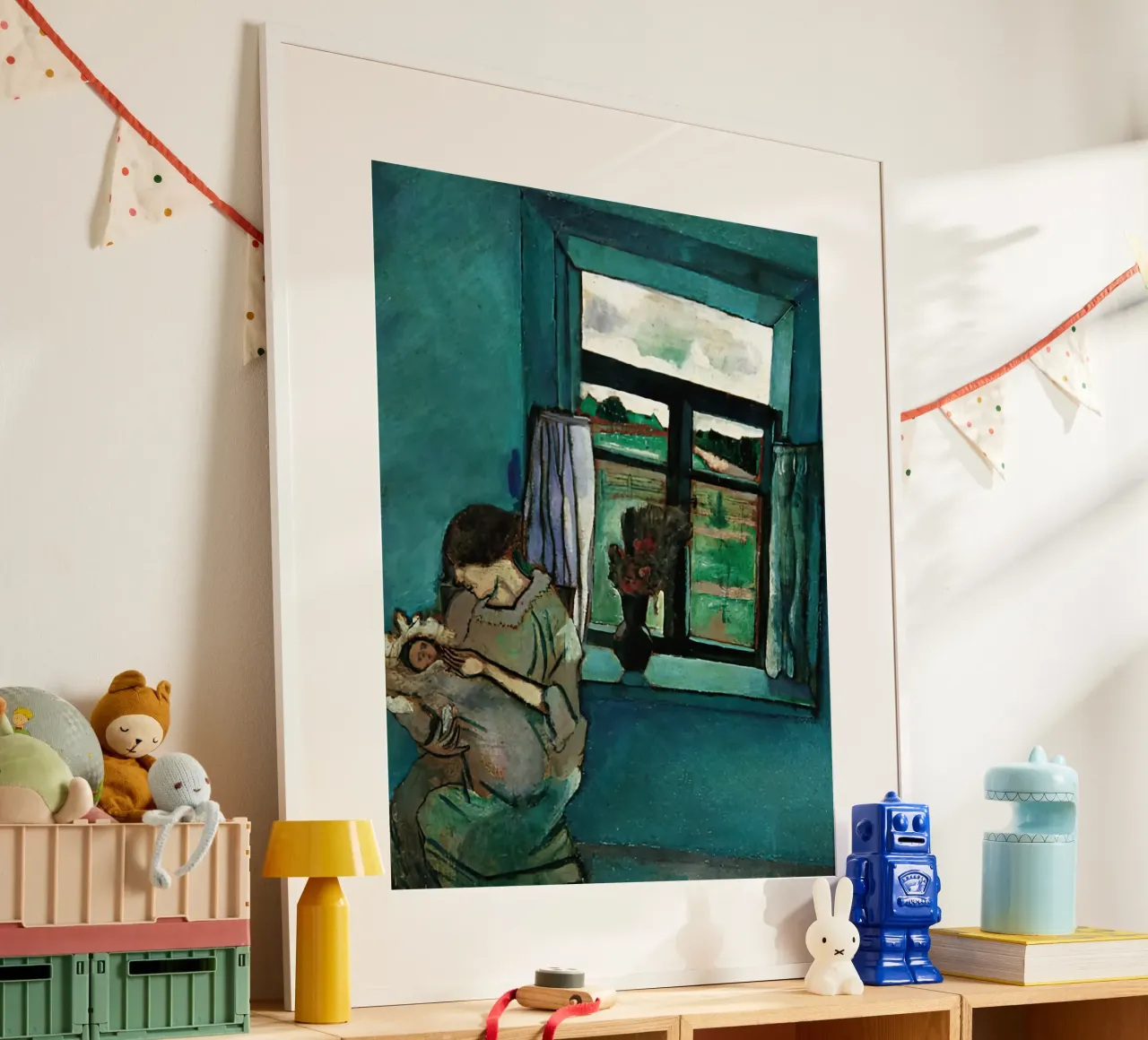 Bella and Ida by the Window poster by MC Exhebition