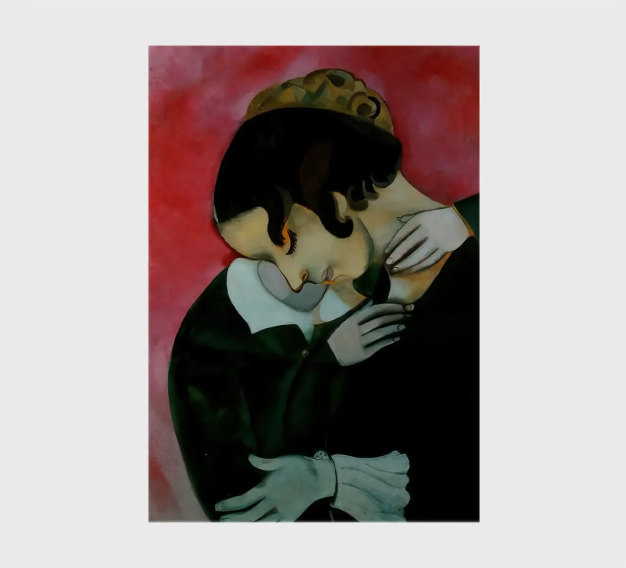 Marc Chagall Amanti in rosa diario da MC Exhebition