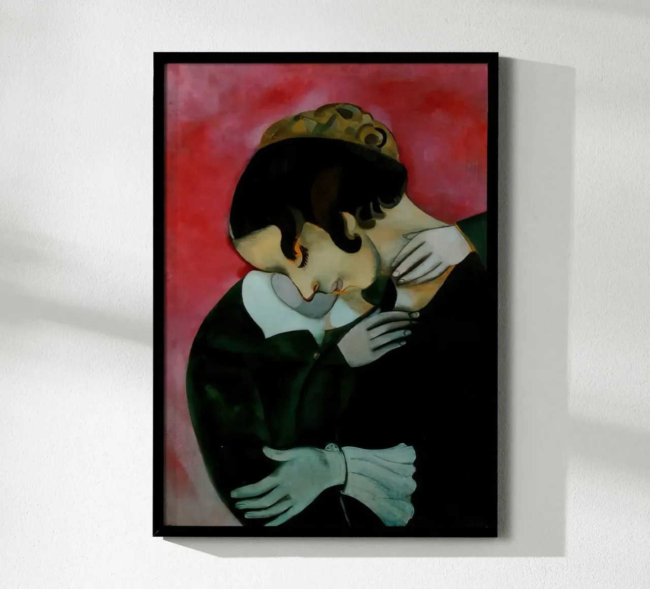 Marc Chagall Amanti in rosa carta hahnemühle da MC Exhebition