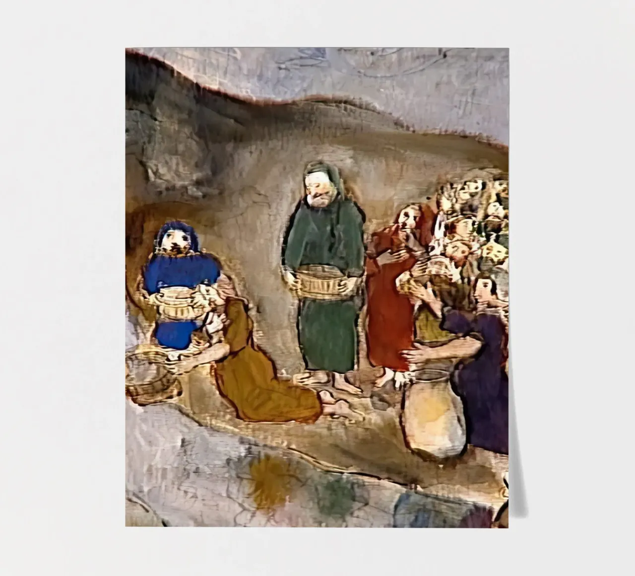 Marc Chagall Moses and the Striking Rock sticker sheet by MC Exhebition