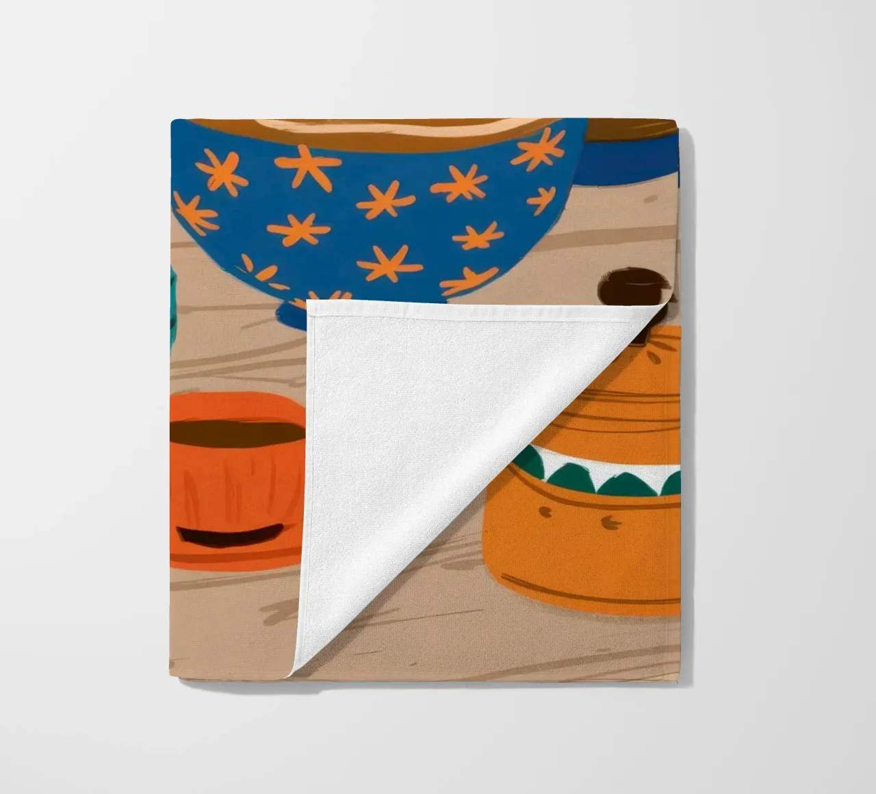 Sunny Coffee Break beach towel by Veil Maya