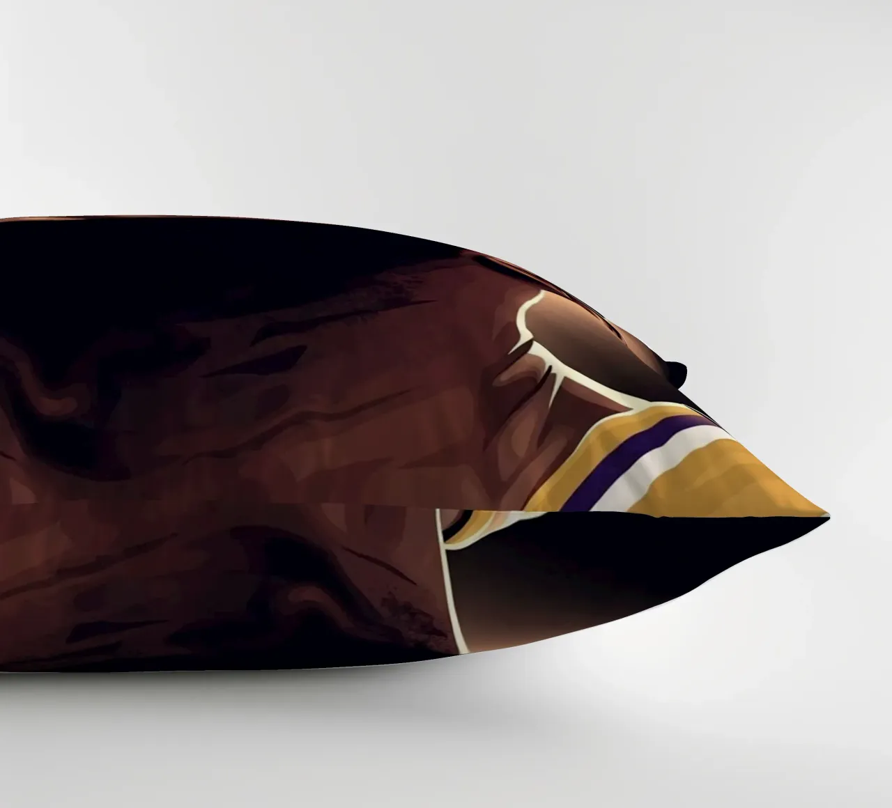 Lebron James portrait (6) cuscino da Lembayung art