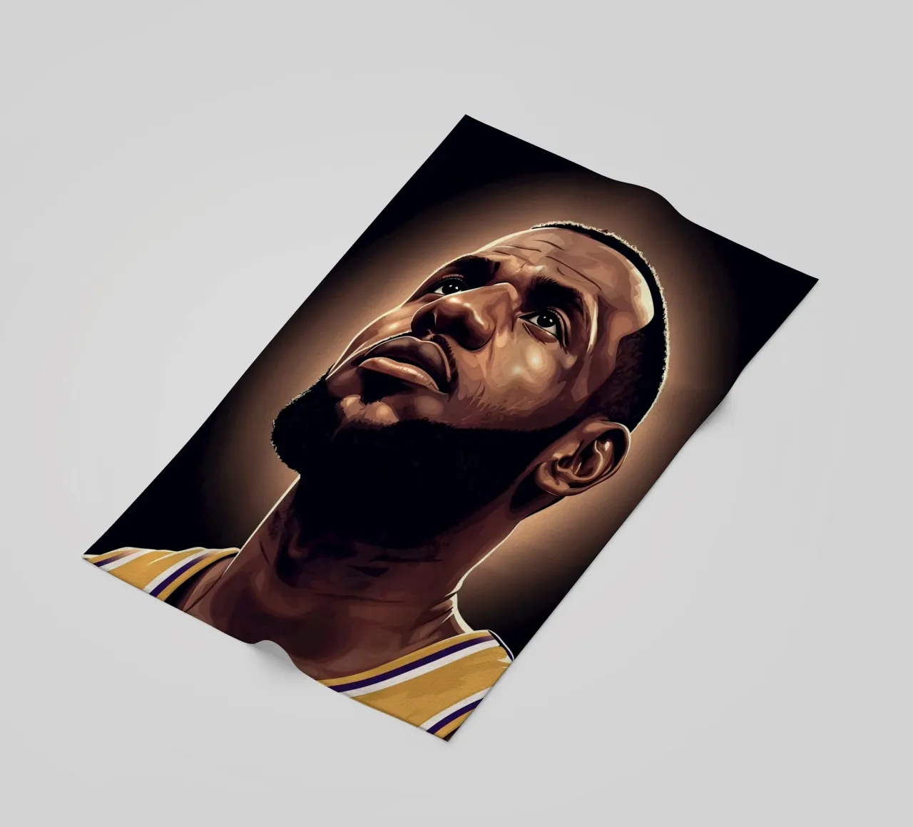 Lebron James portrait (6) telo mare da Lembayung art