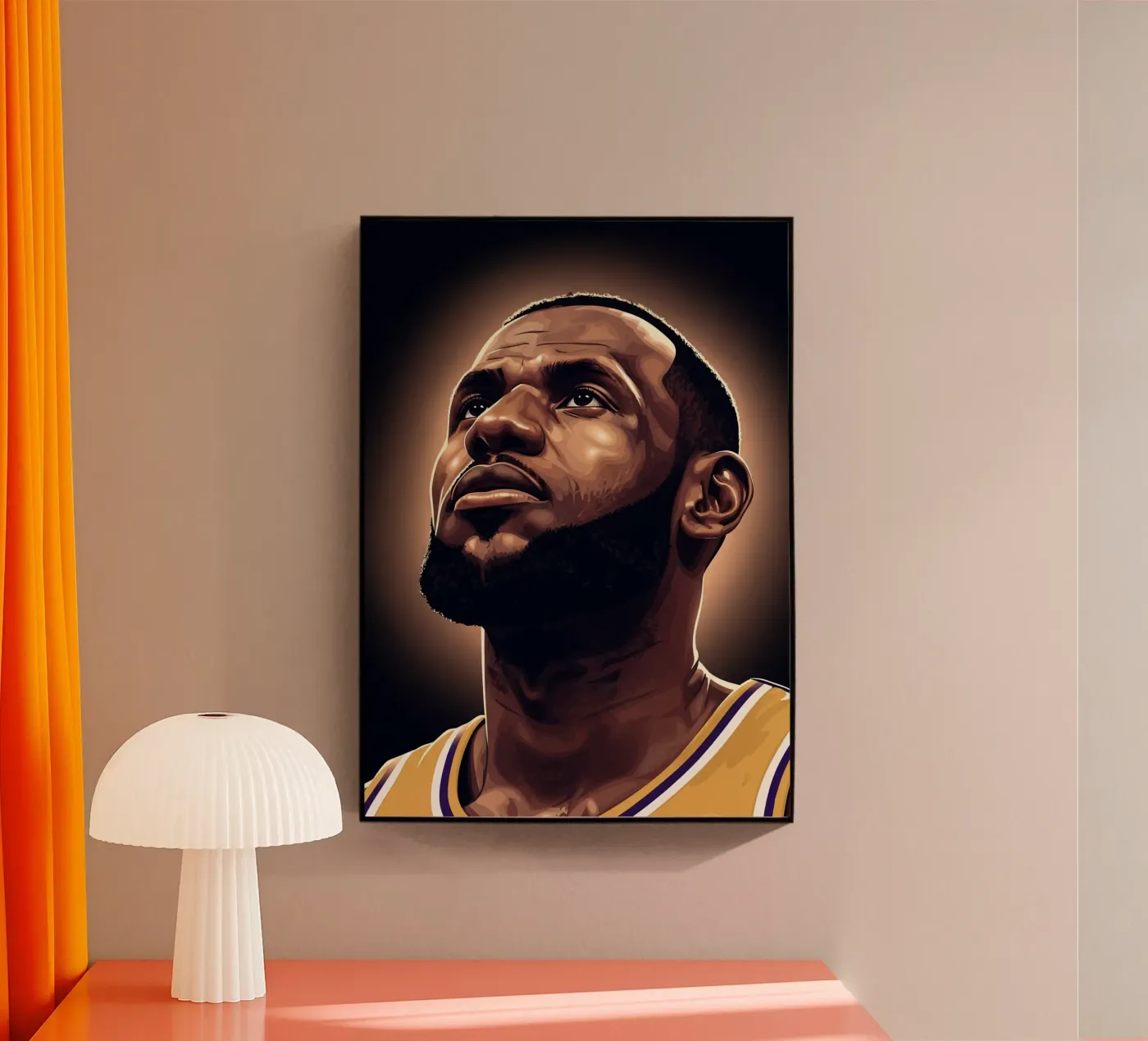 Lebron James portrait (6) plexiglass da Lembayung art