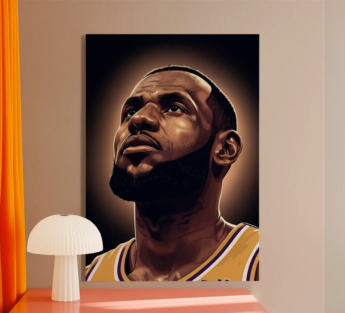 Lebron James portrait (6) plexiglass da Lembayung art