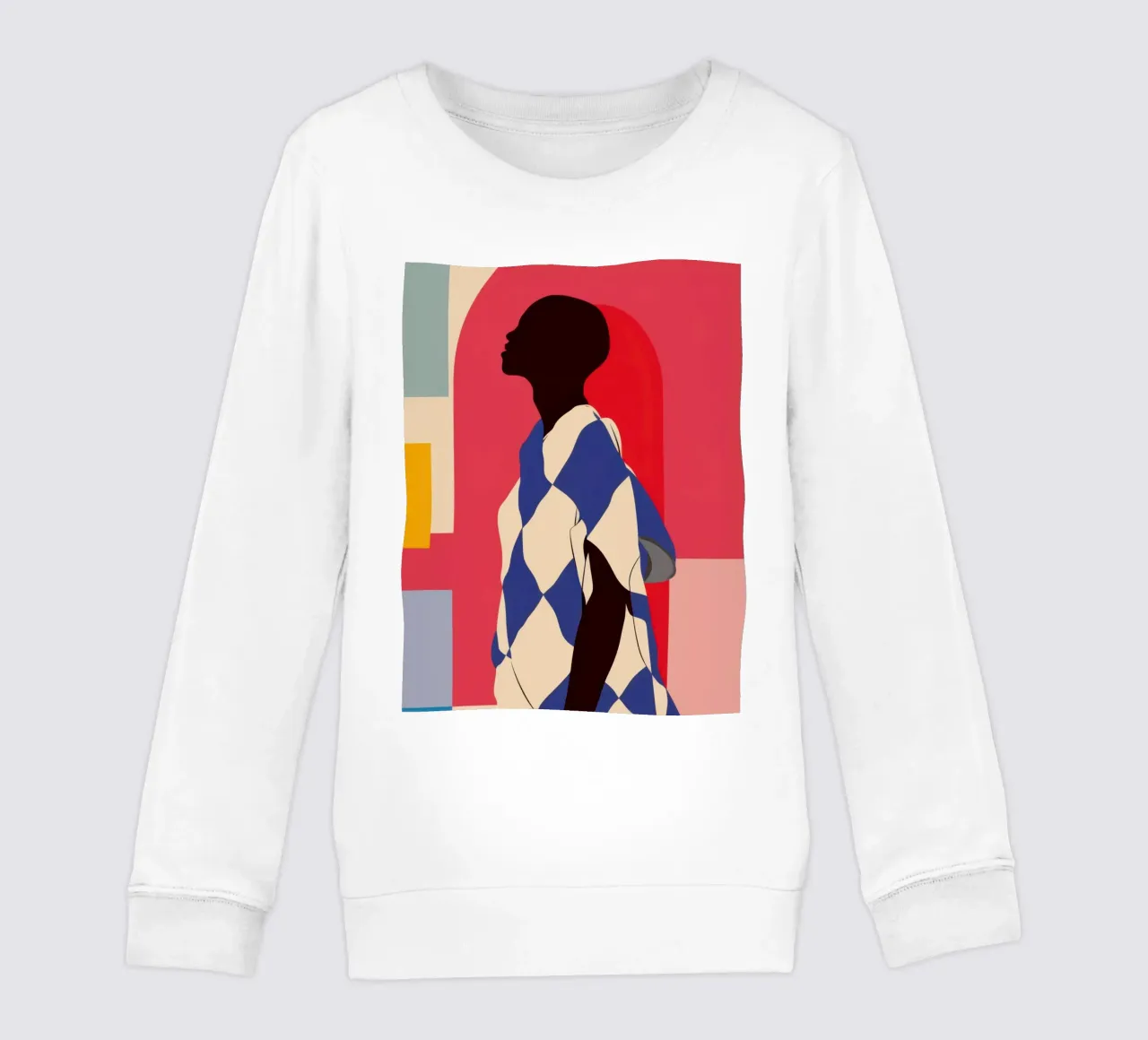 Silhouette moderna Deco felpa bambino da Prism Ritual