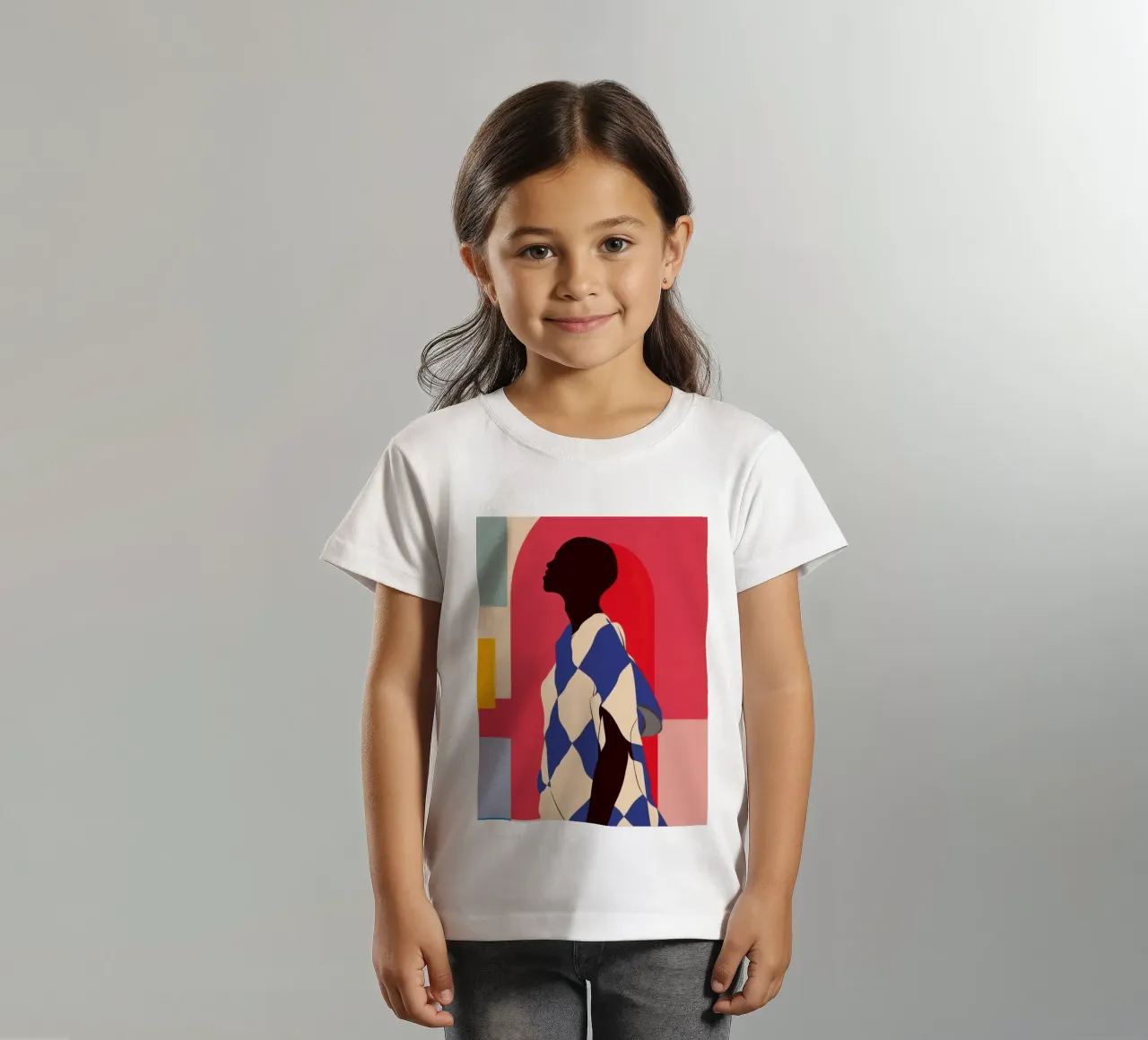 Silhouette moderna Deco t-shirt bambini da Prism Ritual