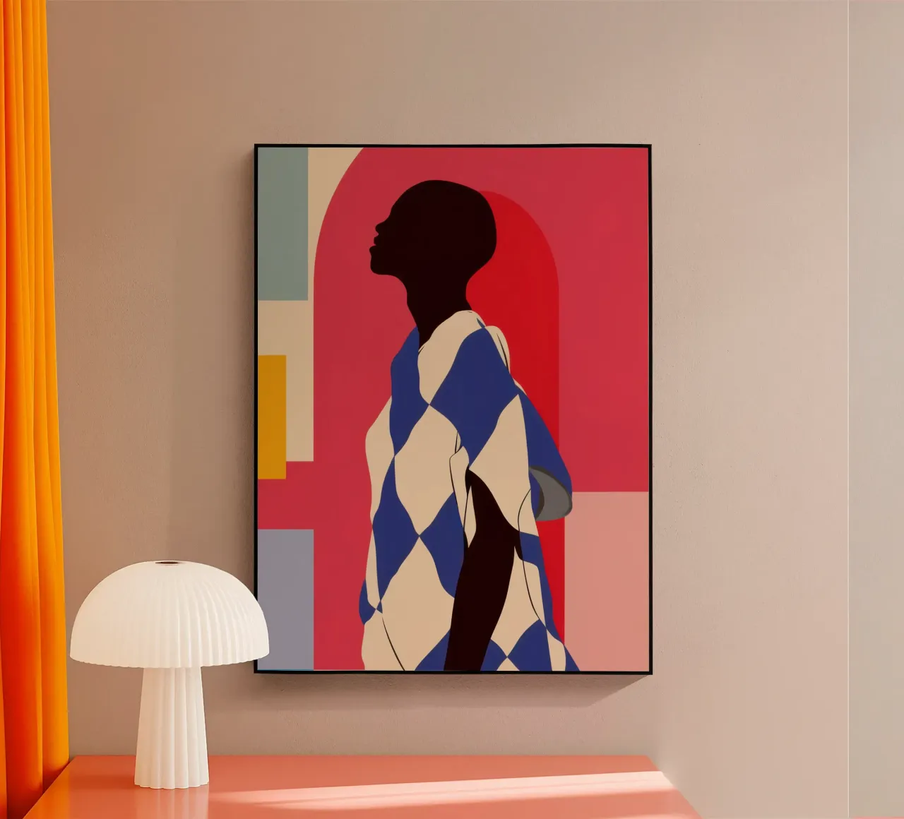 Silueta Deco Moderna metacrilato de Prism Ritual