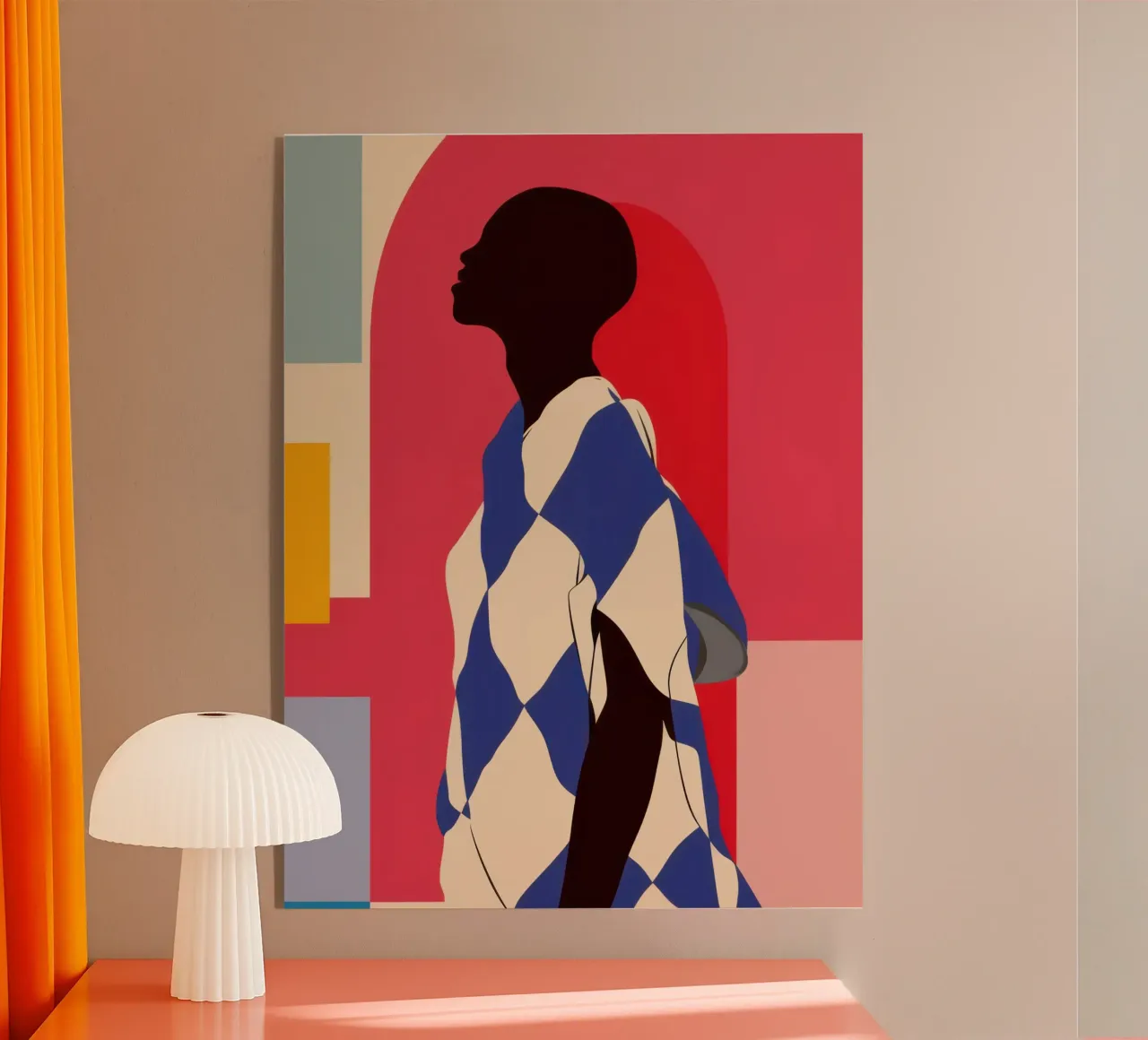 Silueta Deco Moderna metacrilato de Prism Ritual