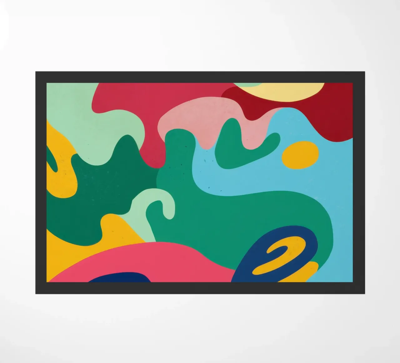 Abstract Fluidity Dance doormat by Prism Ritual