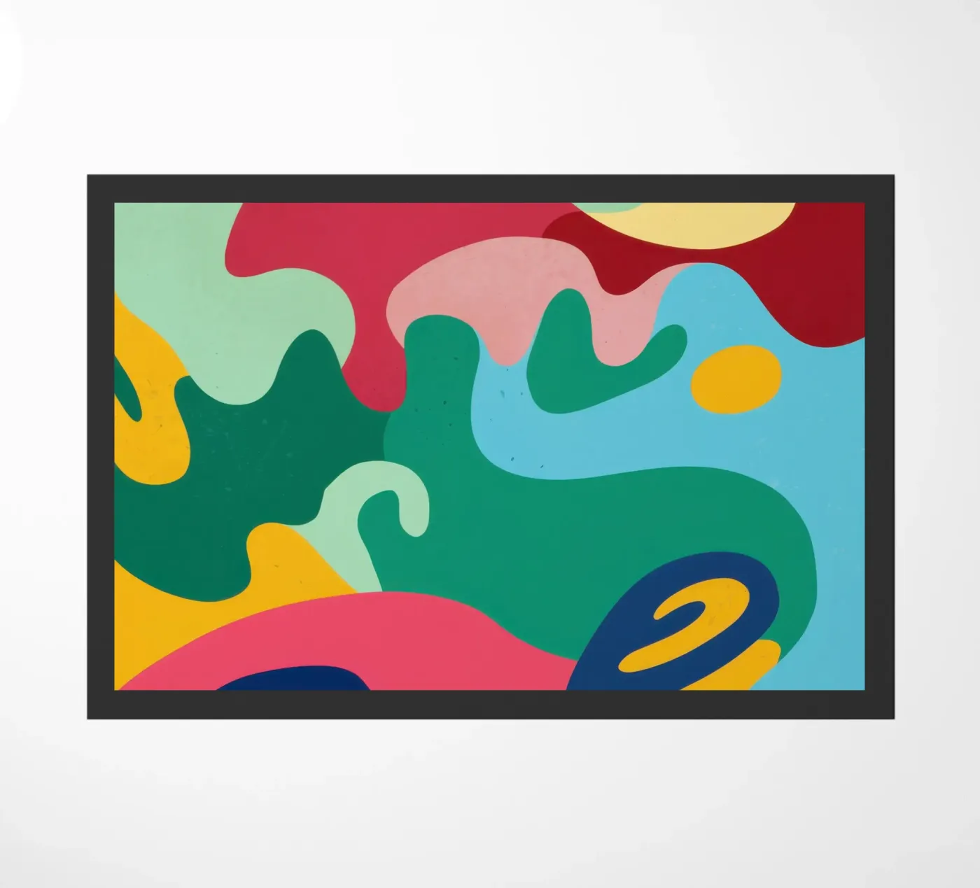 Abstract Fluidity Dance doormat by Prism Ritual