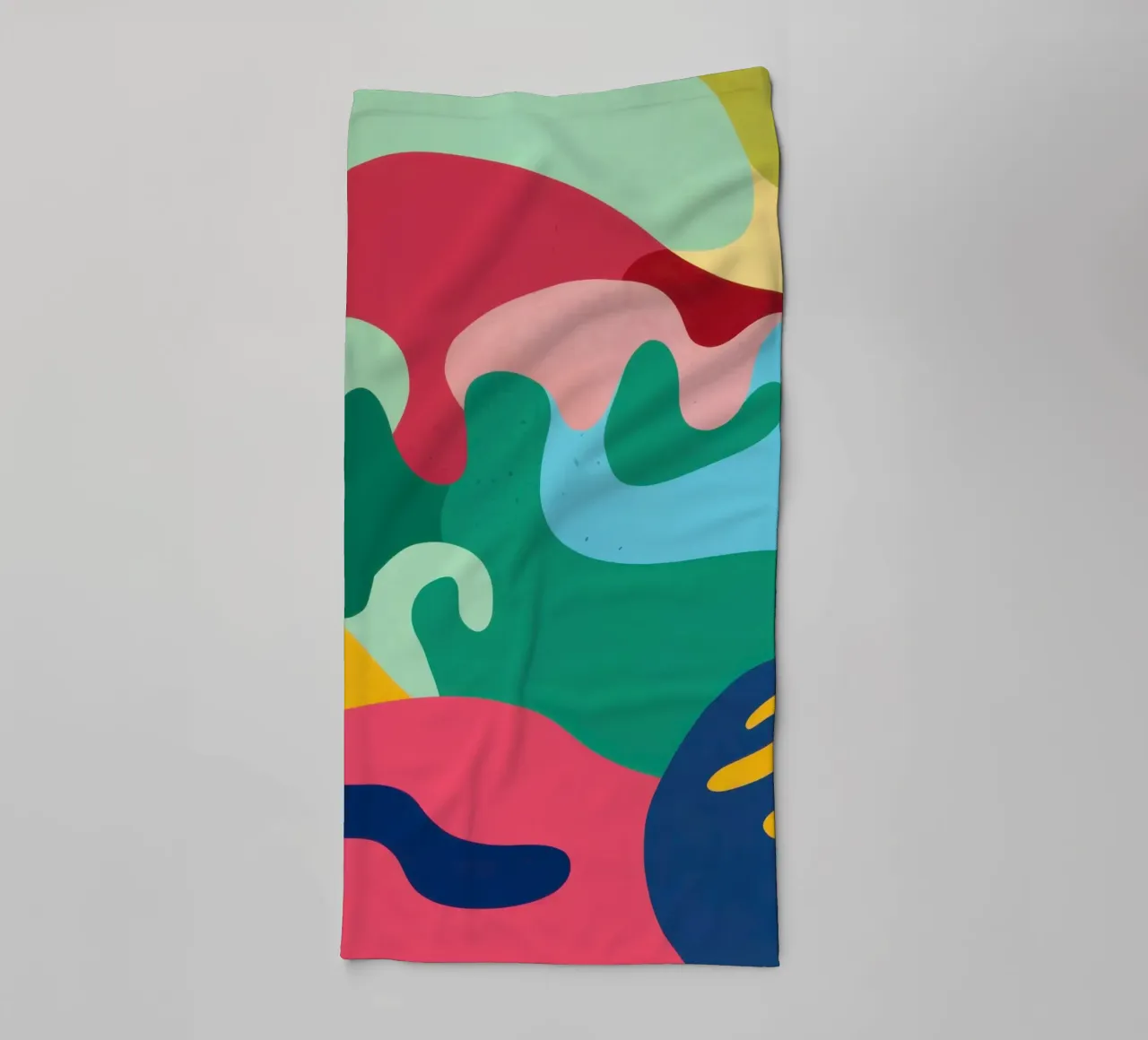 Abstracte vloeibaarheidsdans badhanddoek van Prism Ritual