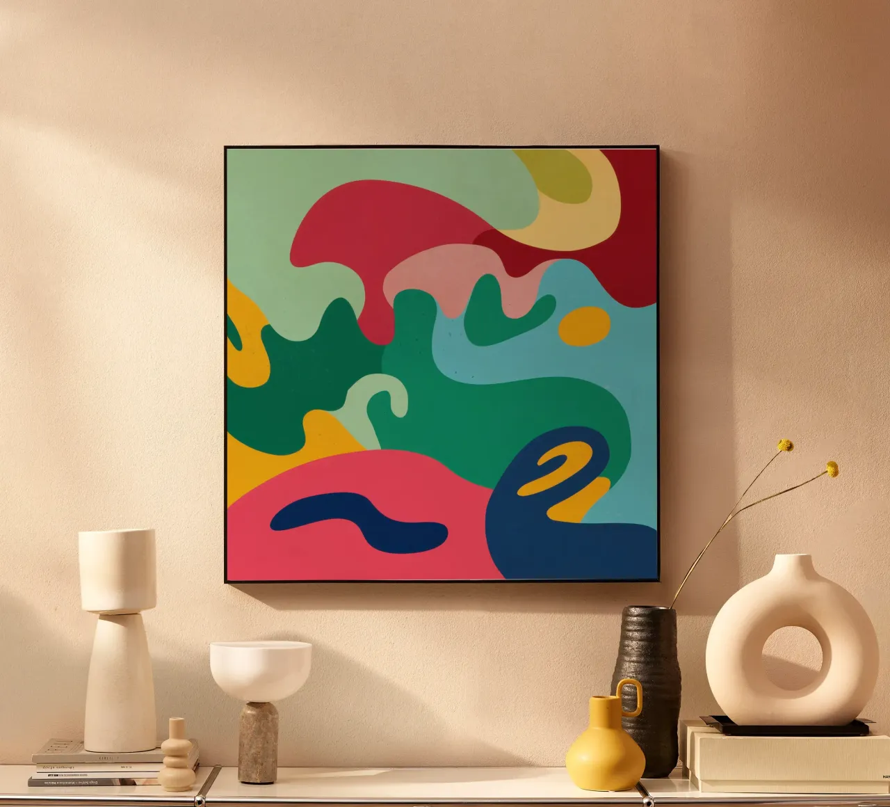 Abstracte vloeibaarheidsdans acryl van Prism Ritual