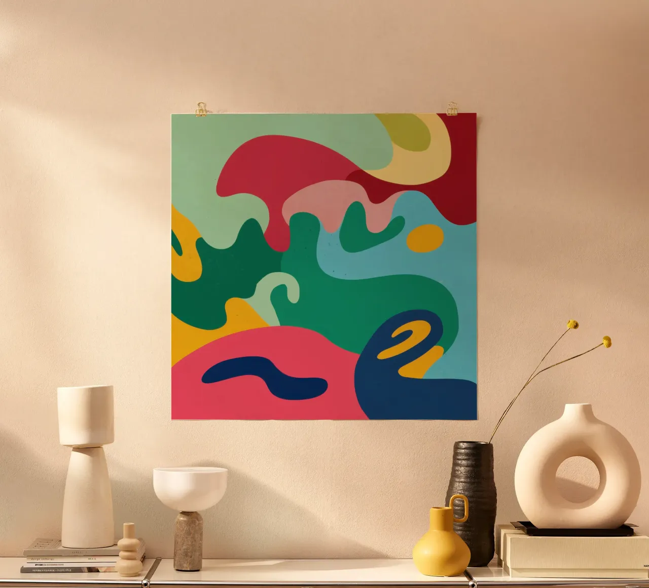 Abstracte vloeibaarheidsdans hahnemühle van Prism Ritual