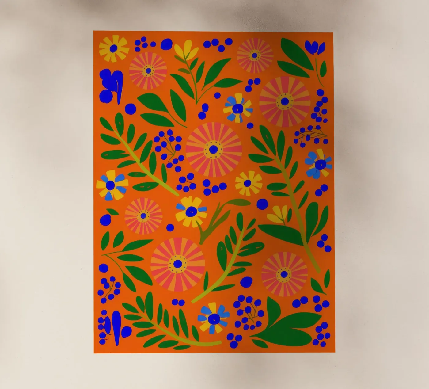 Motivo del boschetto di arance pellicola backlit da Solar Paint