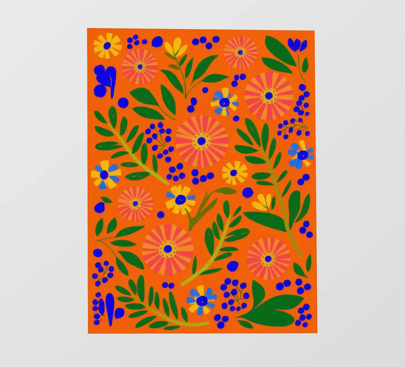 Motivo del boschetto di arance pellicola backlit da Solar Paint