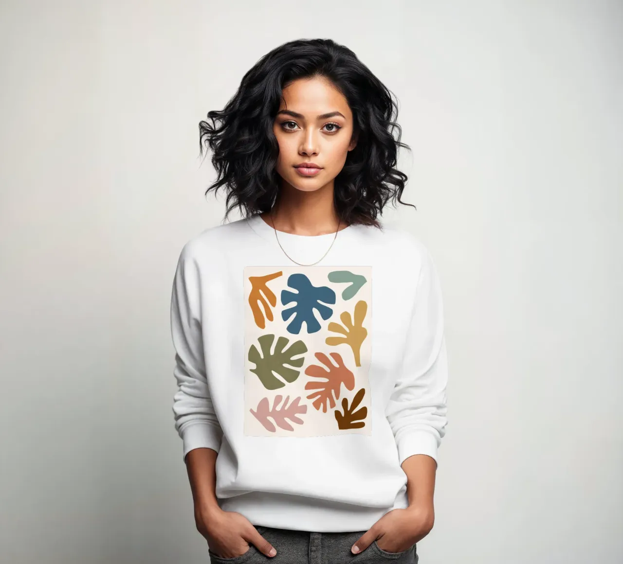 Ritagli botanici di terra felpa da Veil Maya