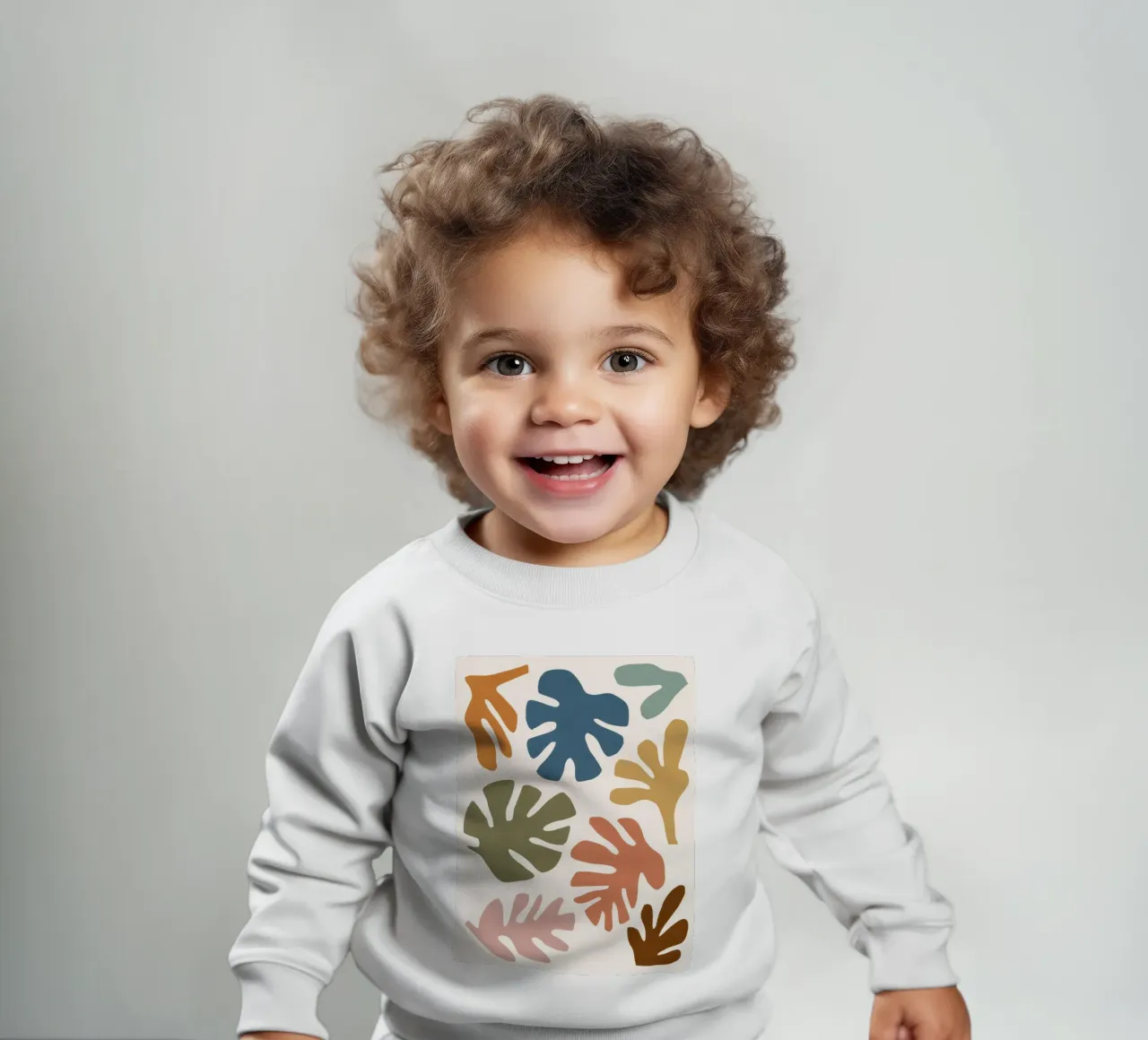 Ritagli botanici di terra felpa neonato da Veil Maya