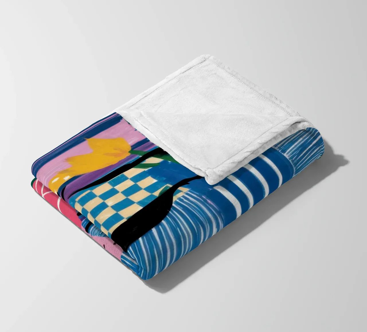 Vaso eclettico Stillness coperta in pile da Solar Paint