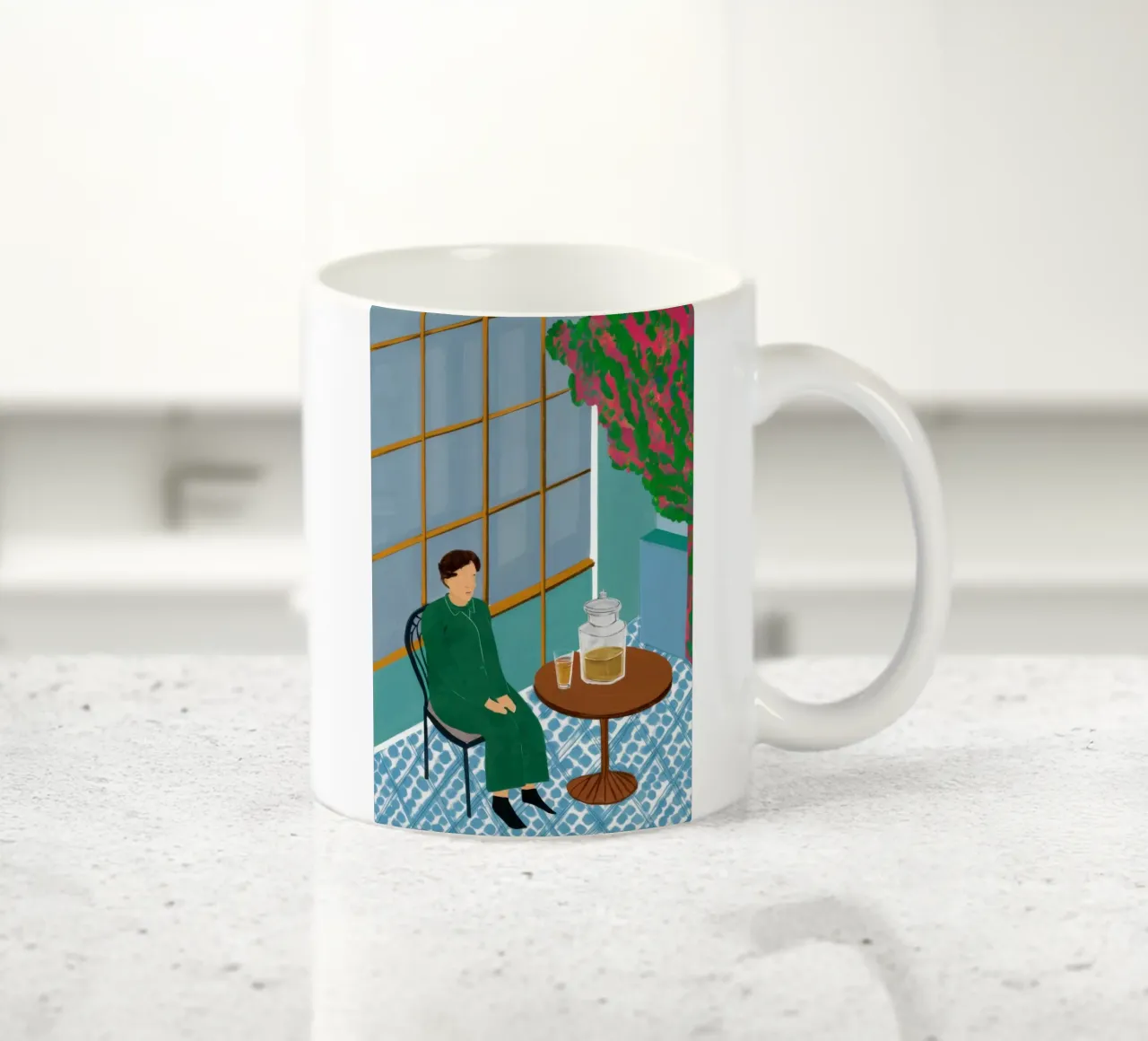 Caffè Verdant Teteatete tazza in ceramica da Prism Ritual