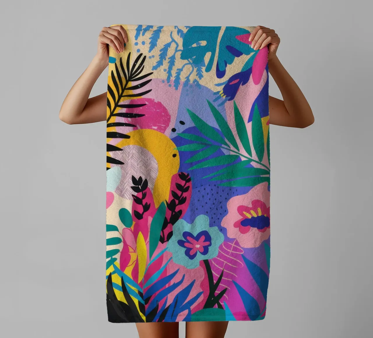 Levendige Jungle Symfonie badhanddoek van Bring Haven