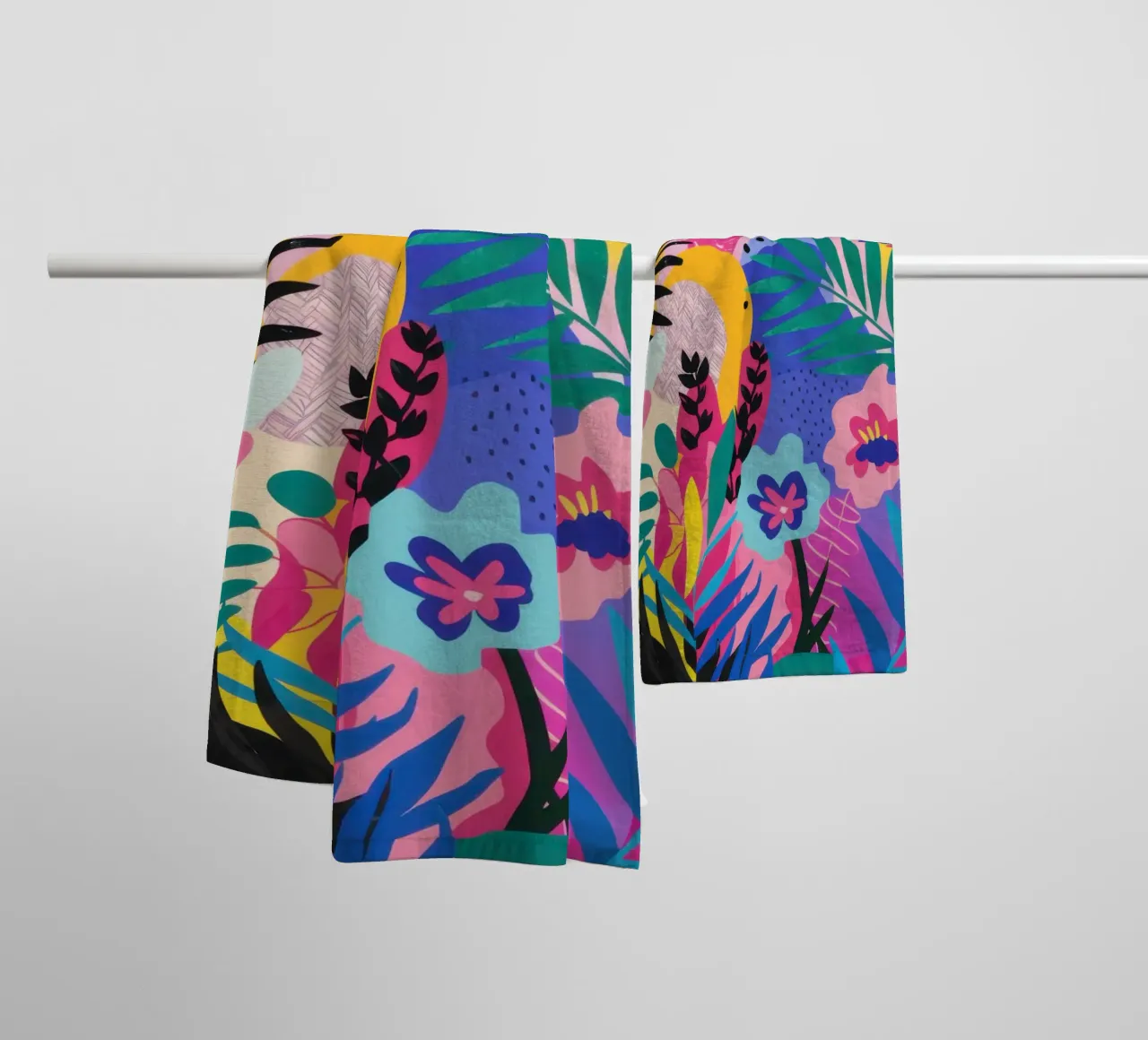 Levendige Jungle Symfonie badhanddoek van Bring Haven