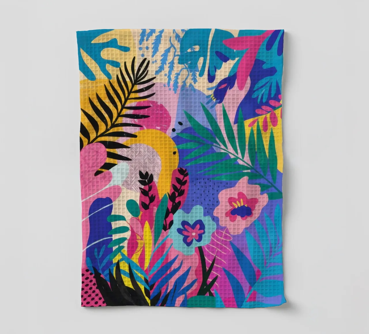 Levendige Jungle Symfonie theedoek van Bring Haven