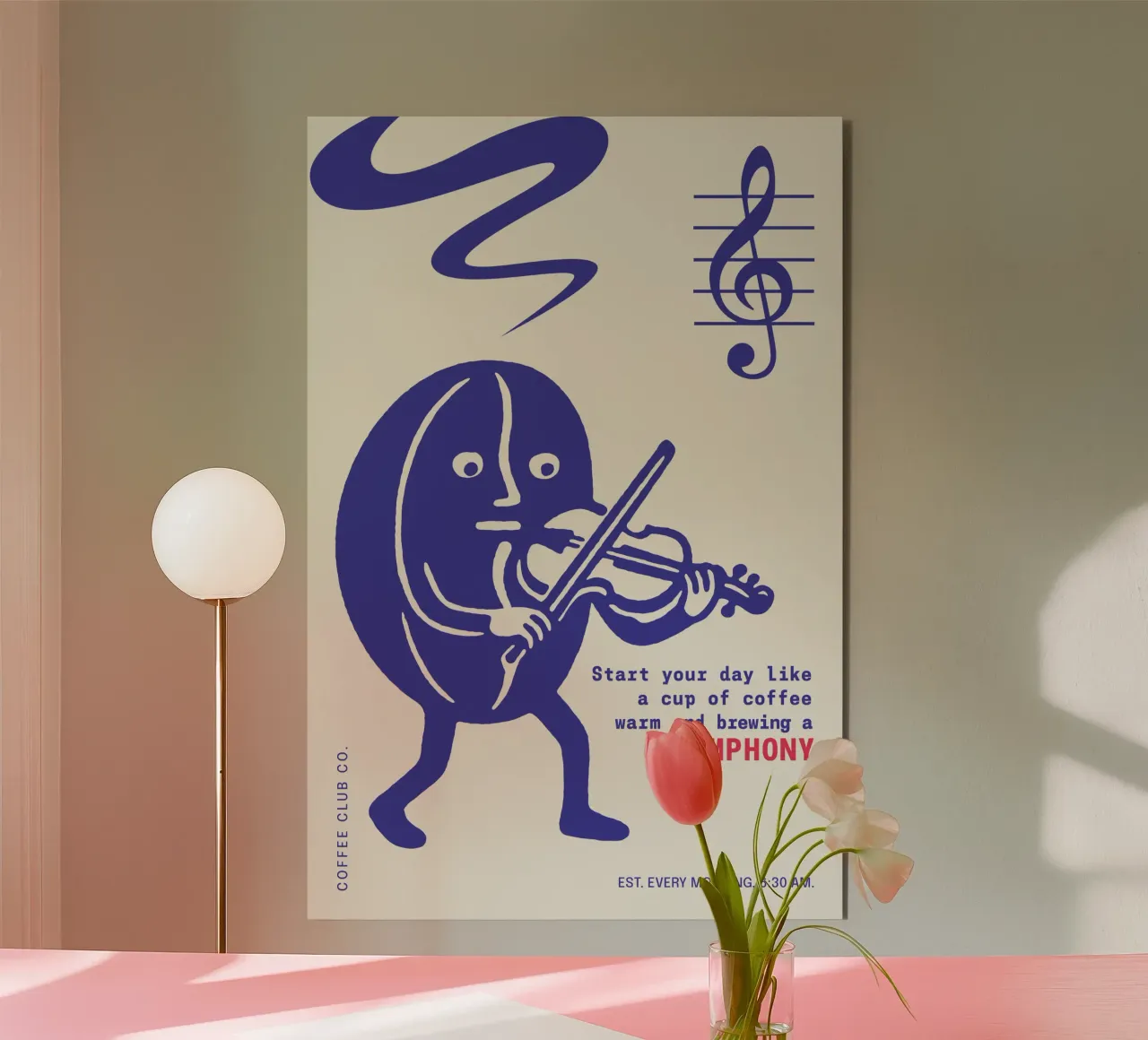 Sinfonia del caffè alluminio dibond da Artezza