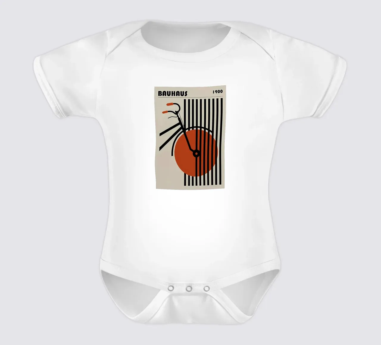 Bauhaus 1900 body neonato maniche corte da Sigurd
