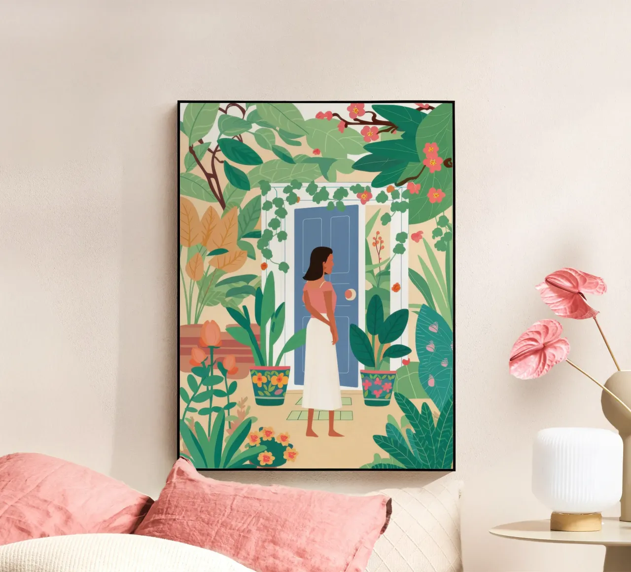 Gateway to Greenery acrylic glass by Prism Ritual