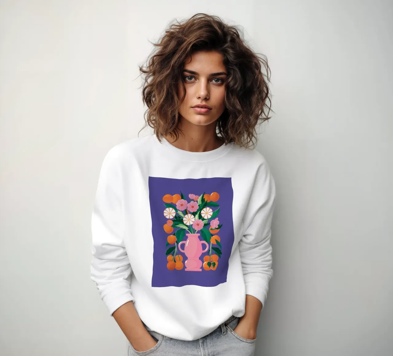 Bouquet di agrumi Stillness felpa da Solar Paint
