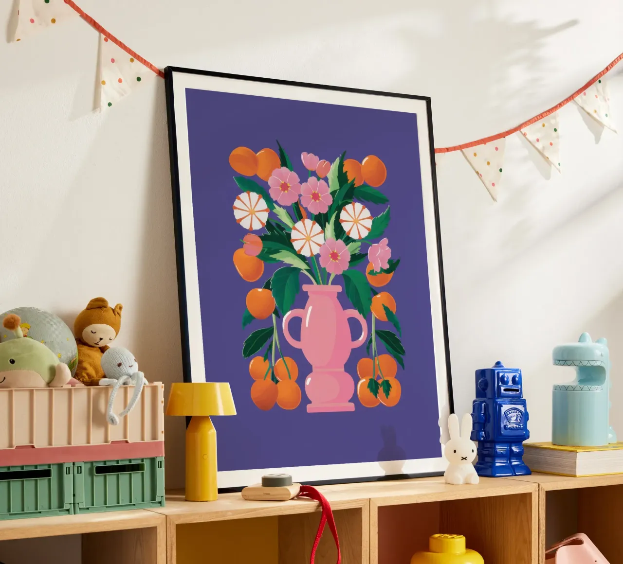 Bouquet di agrumi Stillness poster da Solar Paint
