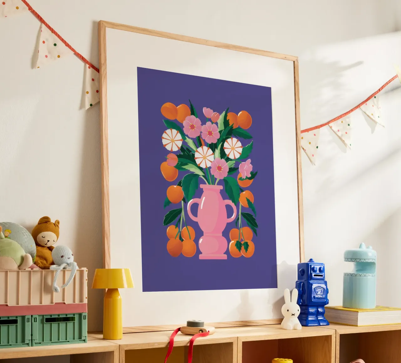Bouquet di agrumi Stillness poster da Solar Paint